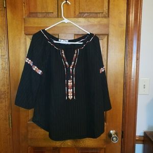 3/4 length sleeve blouse
